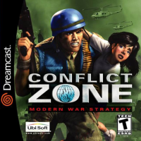 Conflict Zone Modern War Strategy Sega Dreamcast US box art